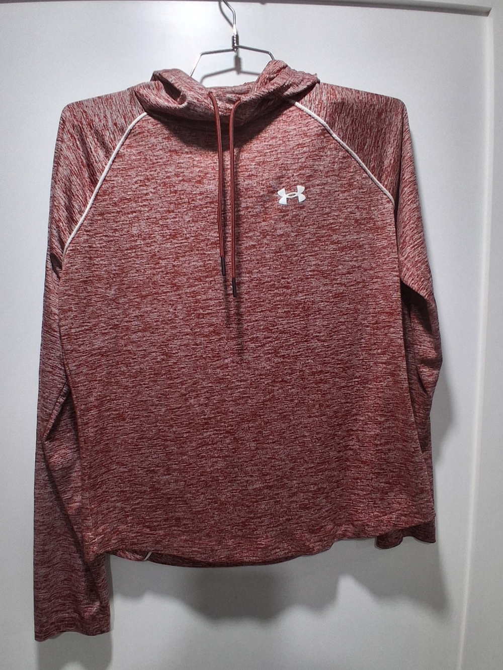 Under Armour Women's Maroon Heathered Cowl Pullover Hoodie S